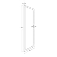 thumbnail image 2 of Espejo Klarity Decorativo Rectangular Laminado Blanco 34x108 cm, 2 of 4