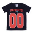 thumbnail image 1 of Playera NFL Niño 2A Estampado Patriots Doble Cero Manga Corta Negro, 1 of 4
