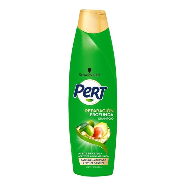 Shampoo Pert reparación profunda aceite de oliva + aceite de aguacate 400 ml