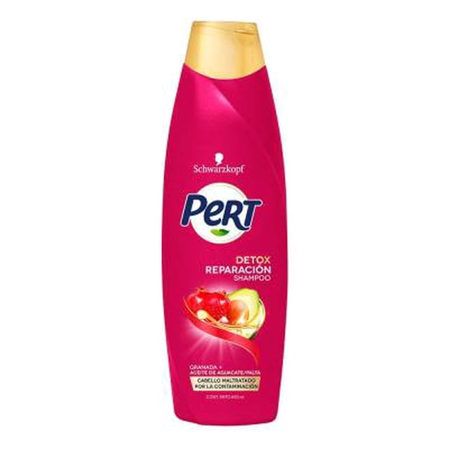 Shampoo Pert detox reparación granada + aceite de aguacate/palta 650 ml