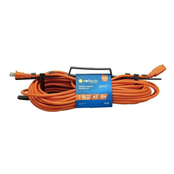 Extensión Eléctrica Voltech Polarizada de 20 Metros