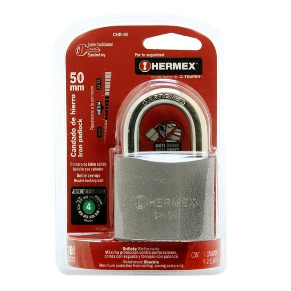 Candado de Hierro Hermex 50 mm