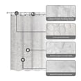 thumbnail image 4 of Cortina para Baño Mobi D Class 180x180 cm, 4 of 4