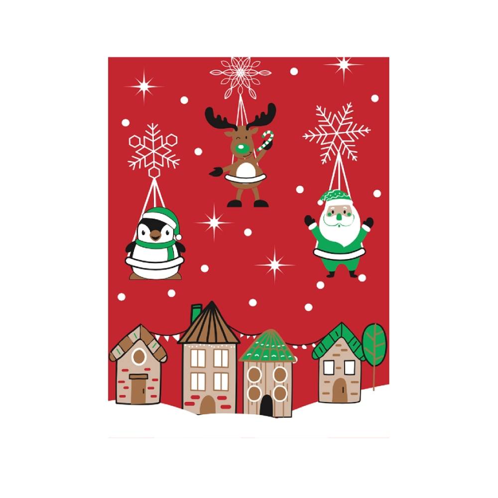 Mantel Navideño Mobi Rectangular Afelpado Copos 1.40x2.20 m | Walmart ...