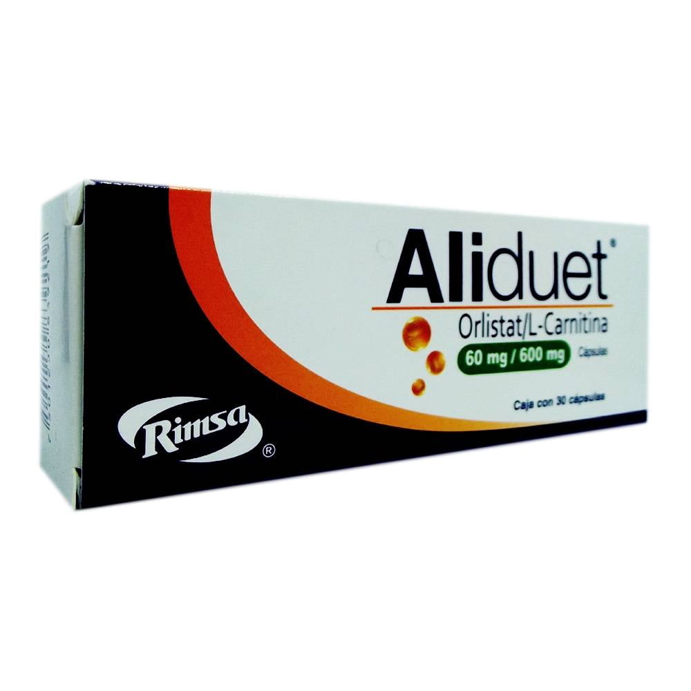 ALIDUET 60/6 Aliduet cápsulas 60 mg/600 mg 30 pzas