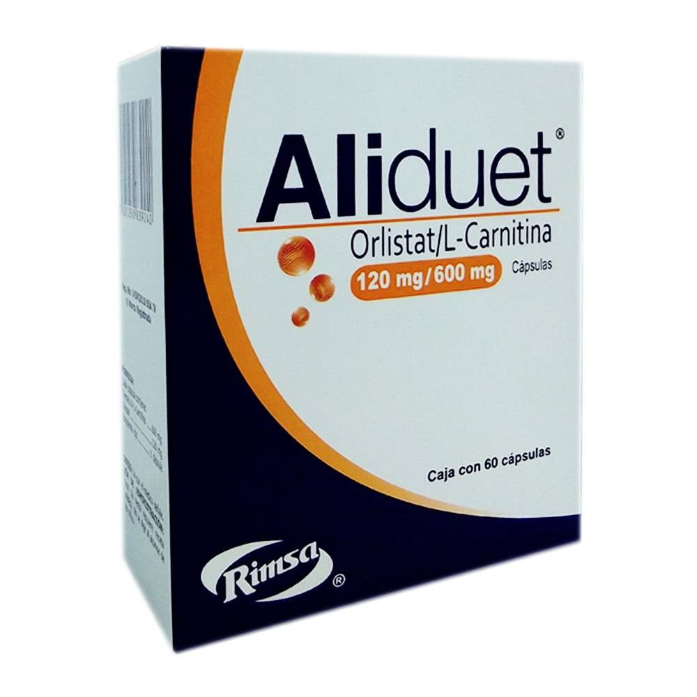 Aliduet cpsulas 120/600 mg 60 pzas | Walmart en lnea