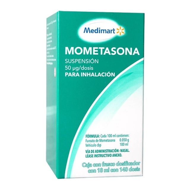 Mometasona Medi Mart 50 µg/dosis, suspensión para inhalación, 18 ml con 140 dosis
