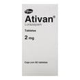 thumbnail image 1 of Ativan 2 mg 80 tabletas, 1 of 1