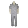 thumbnail image 1 of Pijama George Talla M con Figuras Gris, 1 of 3
