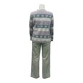 thumbnail image 3 of Pijama Secret Treasures Talla G con Pantalón Étnico y Gris, 3 of 4