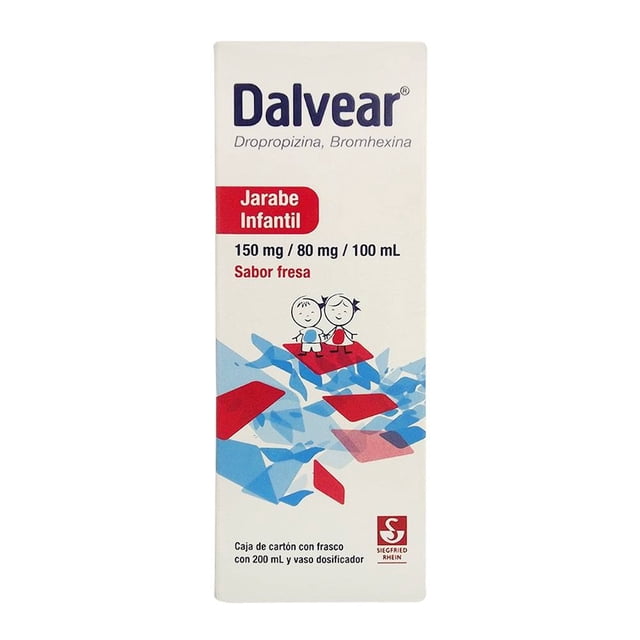 Dalvear jarabe infantil sabor fresa 200 ml