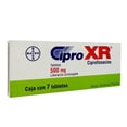thumbnail image 1 of Cipro XR 500 mg 7 tabletas, 1 of 2