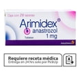 thumbnail image 1 of Arimidex 1 mg 28 tabletas, 1 of 4