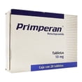 thumbnail image 1 of   Primperan 10 mg 20 tabletas, 1 of 4