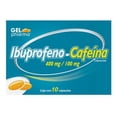 thumbnail image 1 of Ibuprofeno-Cafeína 400/100 mg 10 cápsulas, 1 of 2