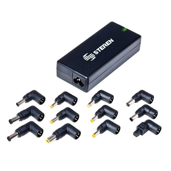 Cargador Universal Steren para Laptop Negro COM-136
