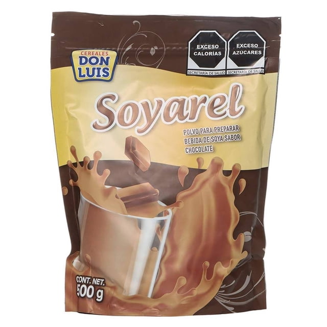 Polvo para preparar bebida Dul Cerel Soyarel de soya sabor a chocolate 500 g