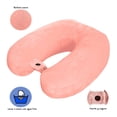 thumbnail image 4 of Cojín de Viaje Blancos Pileso Rosa para Cuello, 4 of 4