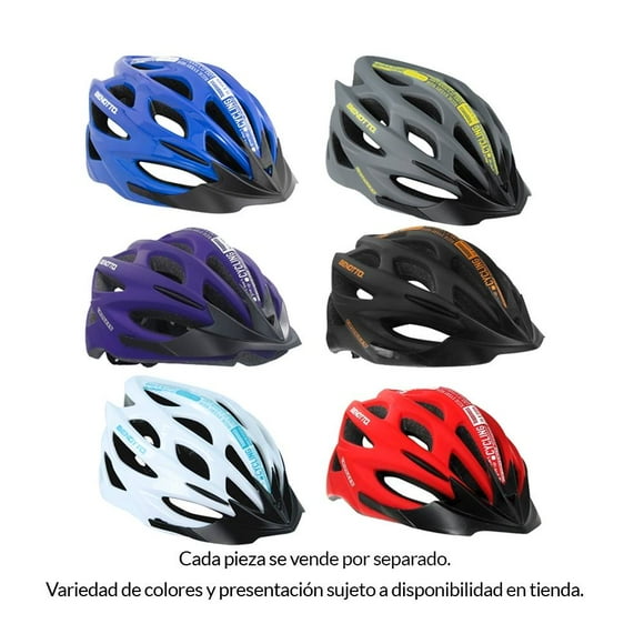 Casco de Ciclismo Benotto Ruta MV50 Mediano, Varios Colores 1 pza