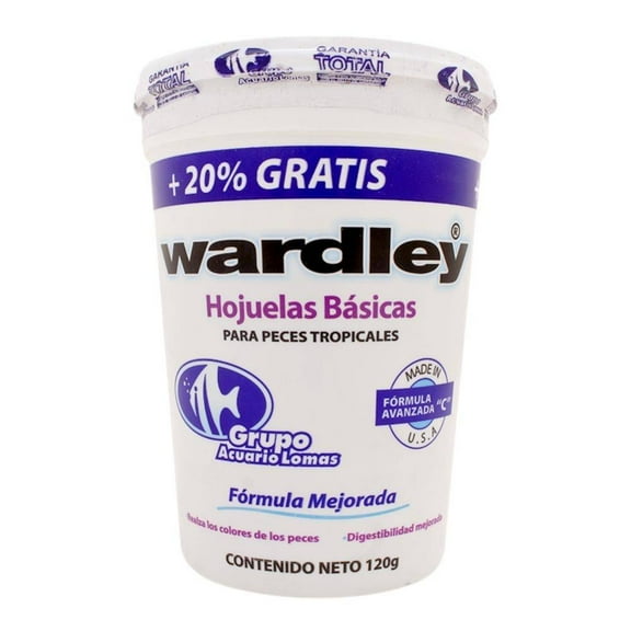Alimento para Peces Wardley hojuelas 120 g