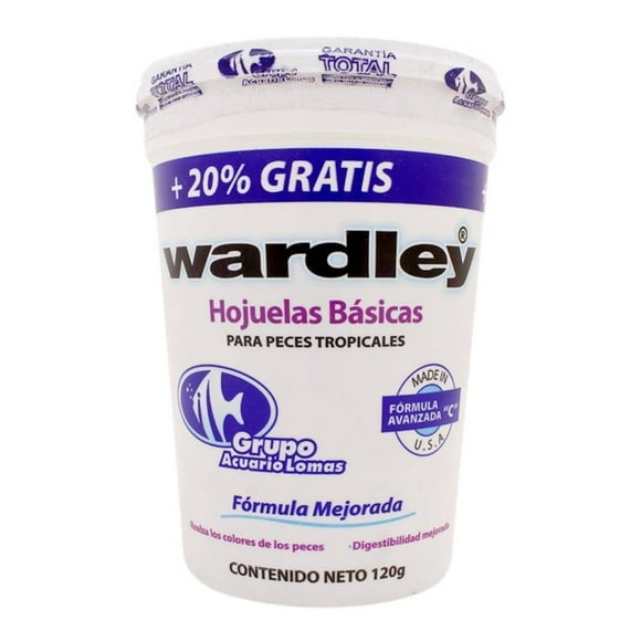 Alimento para Peces Wardley hojuelas 120 g