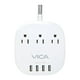 thumbnail image 1 of Multicontacto Vica 3 Tomacorriente más 4 Puertos USB  VICA7P, 1 of 4