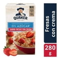 thumbnail image 2 of Cereal Quaker avena instant sabor fresas con crema 0% azúcar 280 g, 2 of 3