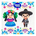 thumbnail image 1 of Servilletas Great Value desechables fiestas patrias 20 pzas, 1 of 4