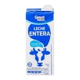 thumbnail image 1 of Leche Great Value entera 1 l, 1 of 3