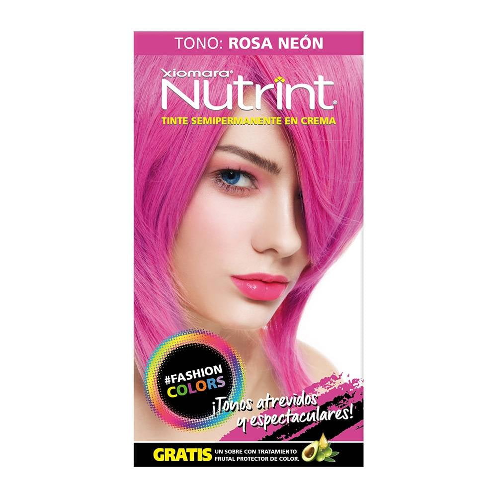 Tinte Nutrint fashion colors rosa neon 120 g | Walmart en línea