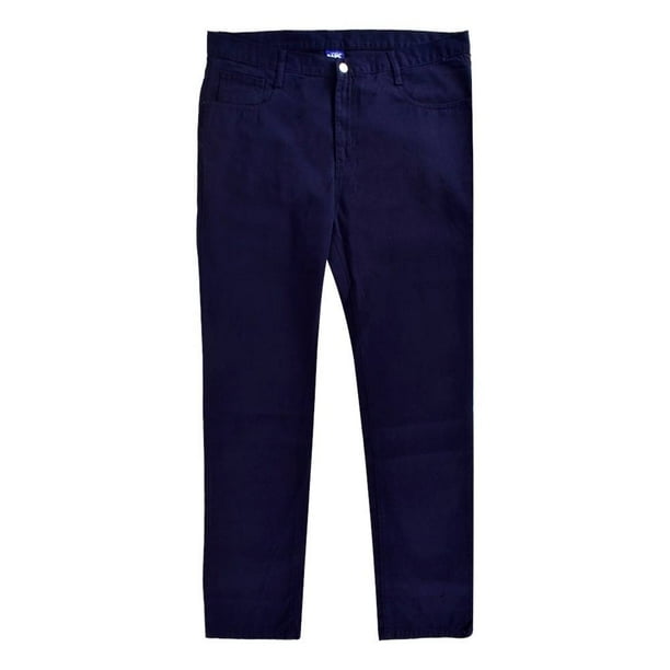 Marino Hombre Mezclilla Pantalon Azul Marino Niño Pantalón Simply
