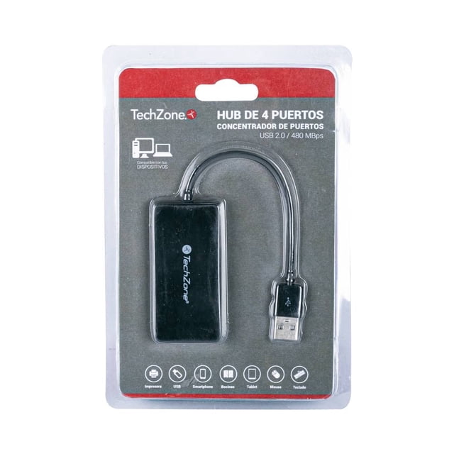 Hub USB Hub USB TECHZONE TZ17H TechZone TZ17HUB02