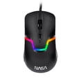thumbnail image 1 of Mouse Gamer NASA TechZone LED Conexión USB Negro, 1 of 4