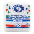 thumbnail image 1 of Charolas desechables Reyma térmica con divisiones 40 pzas, 1 of 4