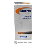 Dimopen Amoxicilina 250 mg/5ml polvo para 75ml | Walmart en línea