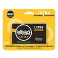 thumbnail image 1 of Condones Prudence Uniq ultra delgado y resistente 3 pzas + 3 lubricantes, 1 of 3