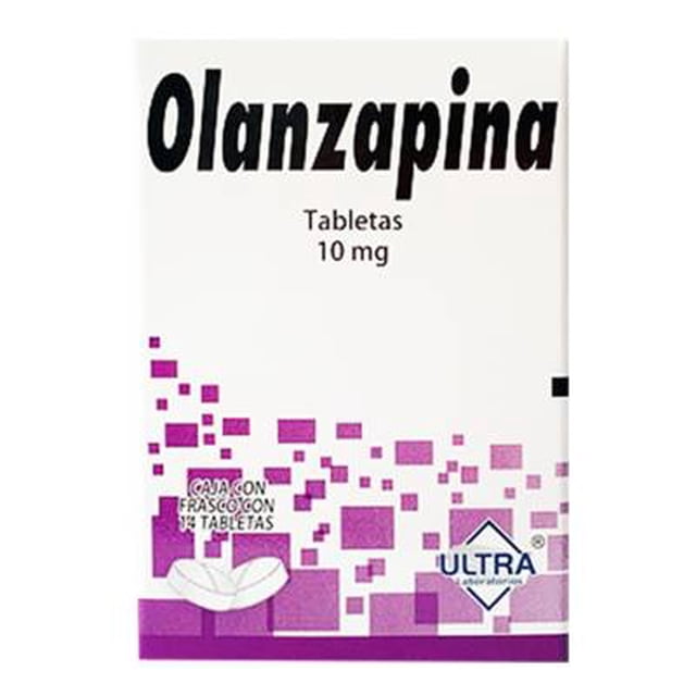 Olanzapina 10 mg 14 tabletas