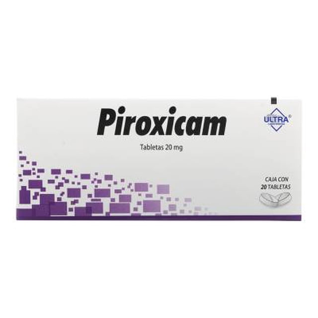 Piroxicam 20 mg 20 tabletas