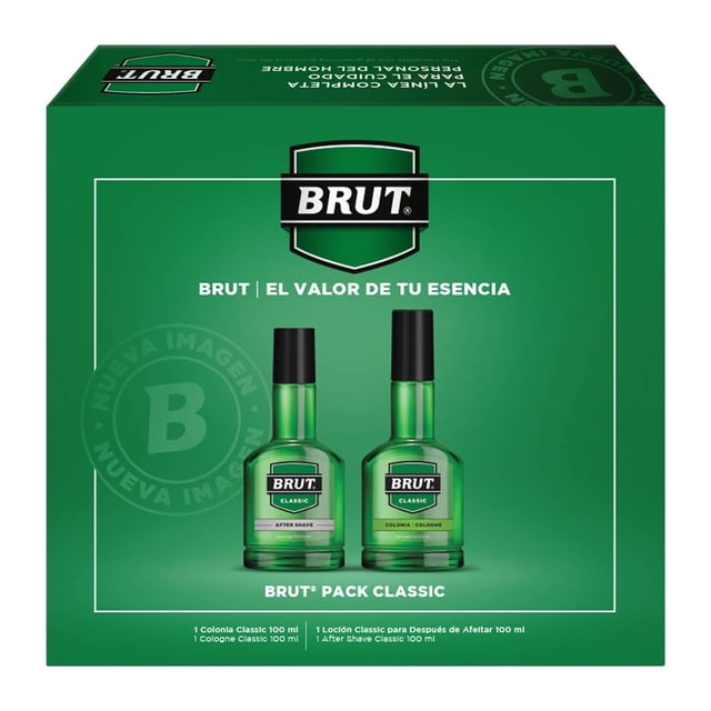 Kit Brut 1 colonia classic 100 ml + 1 loción classic para después de afeitar 100 ml