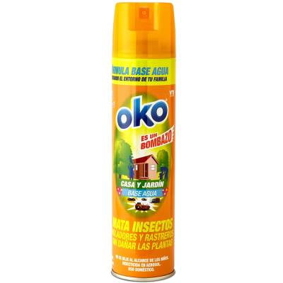 Insecticida Okko casa y jardín en aerosol 400 ml | Walmart en línea