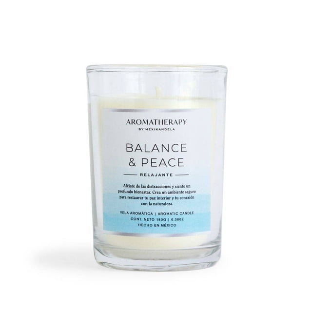 Vela aromática Mexikandela Aromatherapy Balance and Peace 180 g
