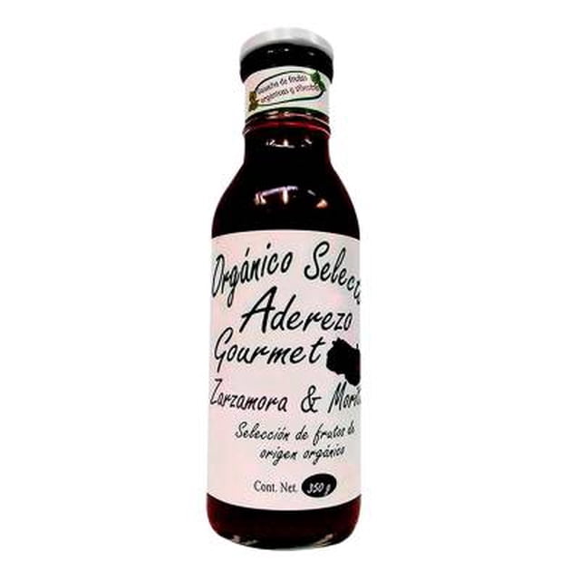 Aderezo Orgánico Selecto gourmet zarzamora y morita 350 g