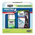 thumbnail image 1 of Paquete Schick Quattro rastrillo titanium precision + gel 75 ml, 1 of 2