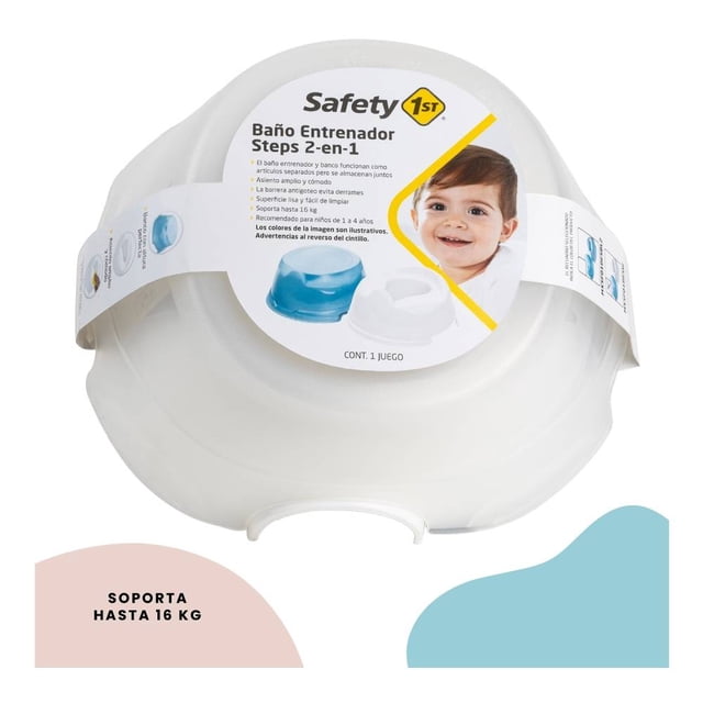 Baño Entrenador Safety 1st 2 en 1 Blanco