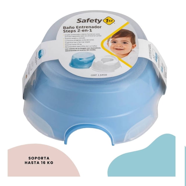Baño Entrenador Safety 1st 2 en 1 Azul