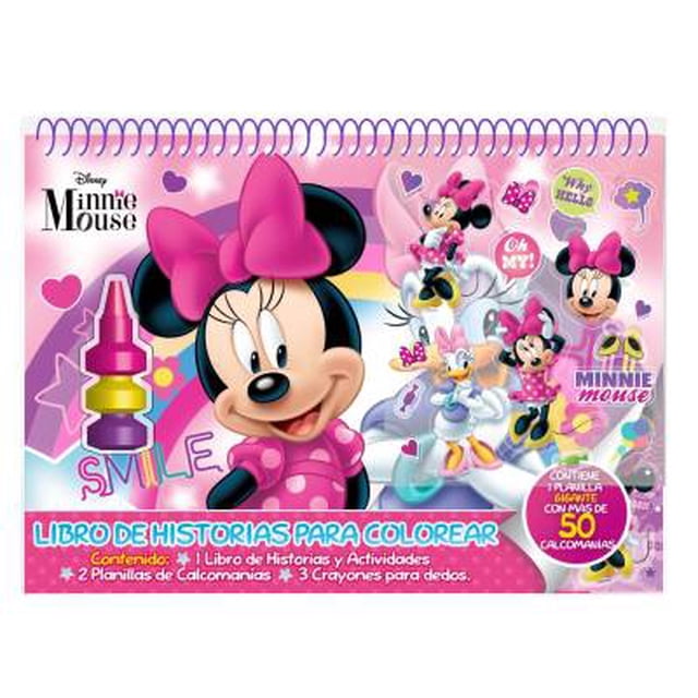 Libro de historias para colorear Minnie Walt Disney Equipo editorial