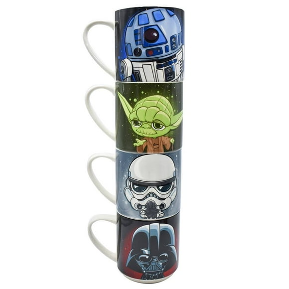 Juego de Tarros Fun Kids Apilables de Star Wars 330 ml 4 Piezas