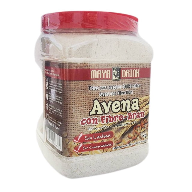 Polvo para preparar bebida Maya Drink sabor avena con fibre bran 1 kg