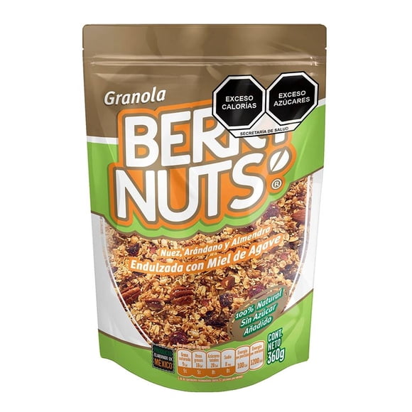 Granola Berry Nuts nuez, arándano y almendra 360 g