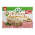 thumbnail image 1 of Barra de amaranto Nutri Well con cacahuate 6 pzas de 30 g c/u, 1 of 4